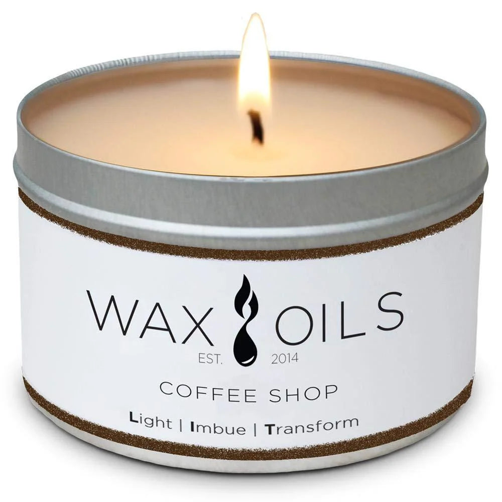 Wax and Oils Soy Wax Aromatherapy Scented Candles (Autumn Spice) 8 Ounces. Single Autumn Spice