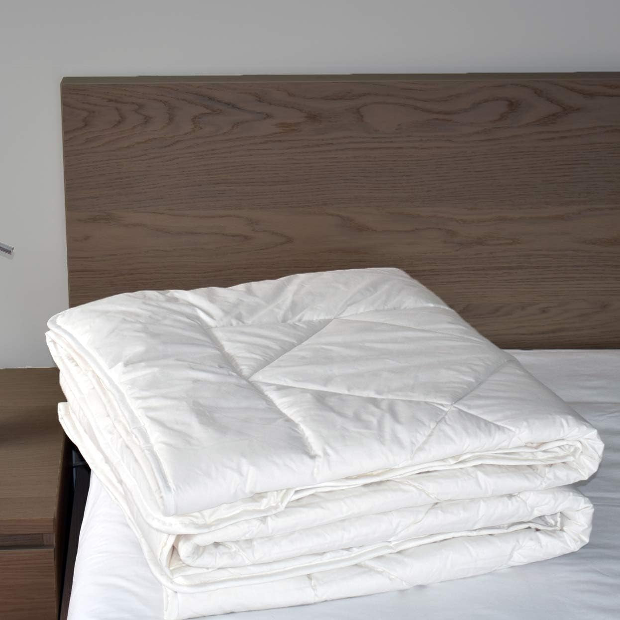 Premium Australian Wool Duvet Insert Bed Comforter, Mid-Weight Wool Comforter, Washable, Twin