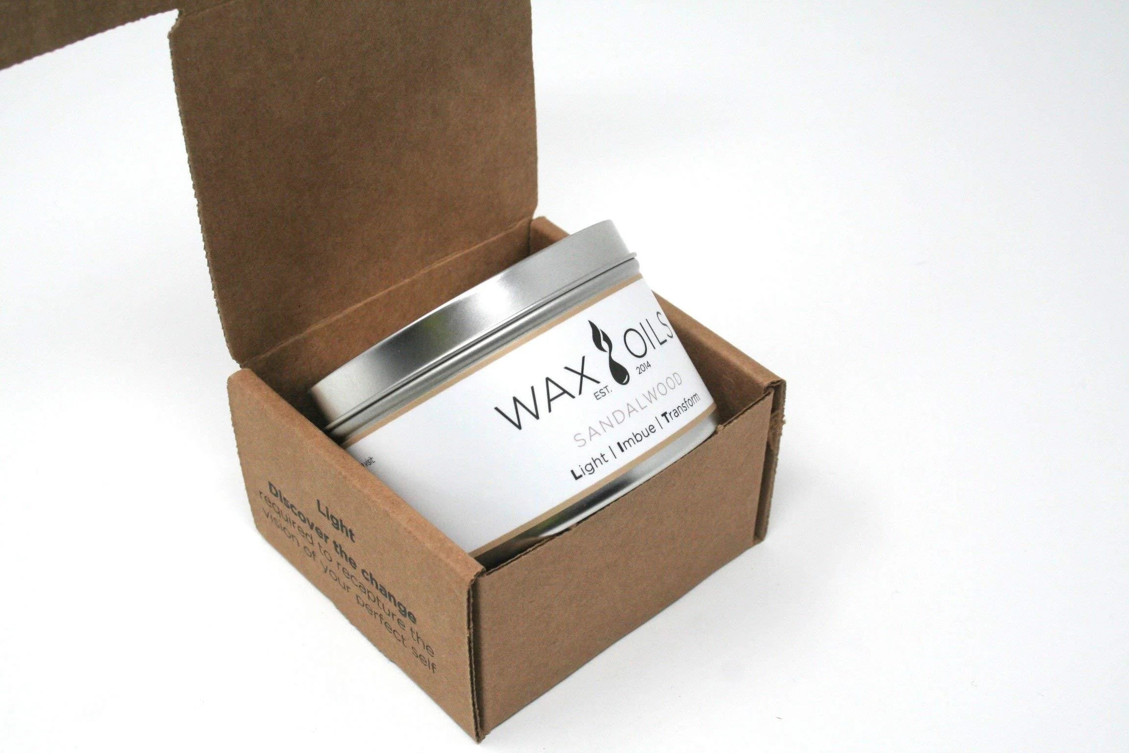 Wax and Oils Soy Wax Aromatherapy Scented Candles (Autumn Spice) 8 Ounces. Single Autumn Spice