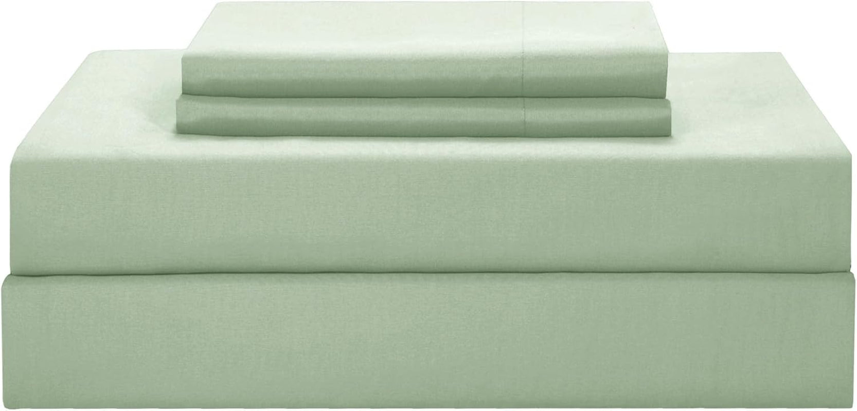 CS0588-AN 20 Piece Jacksonville Complete Bed Room in a Bag Super Pinch Pleated Design Reversible Chevron Pattern Comforter Set, Sheet, Window Treatments and Decorative Pillows, Queen, Green