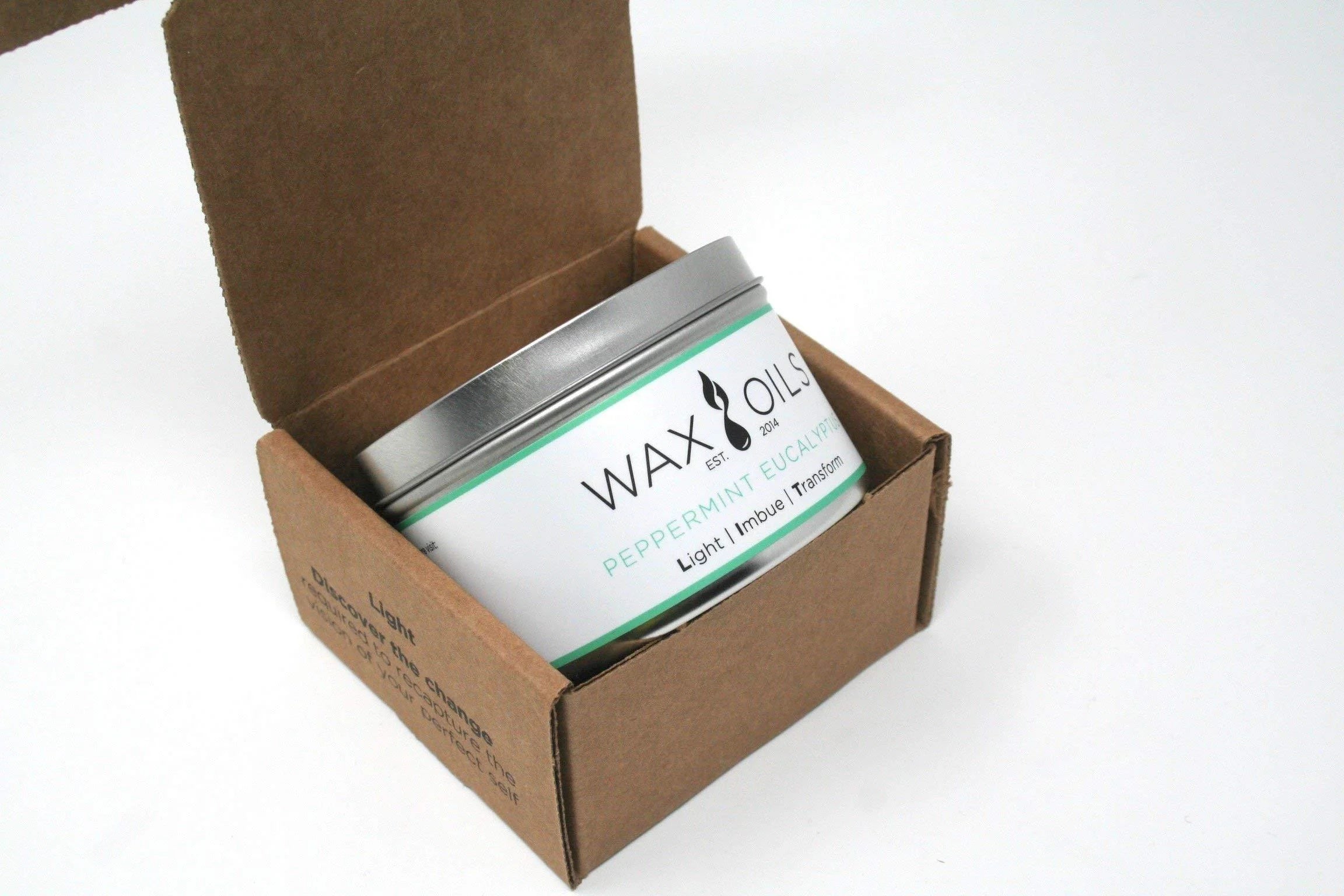 Wax and Oils Soy Wax Aromatherapy Scented Candles (Autumn Spice) 8 Ounces. Single Autumn Spice