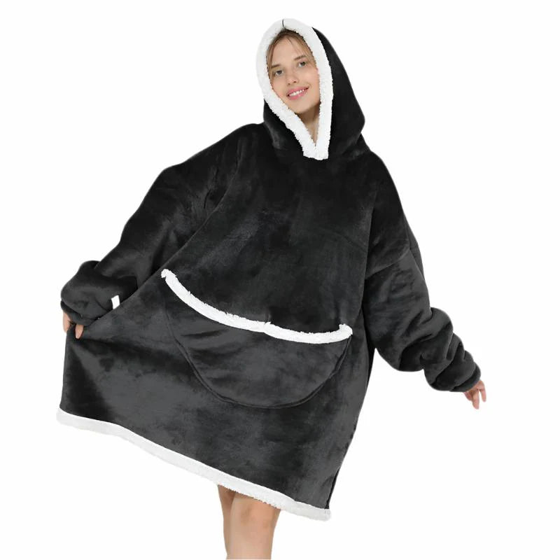Dark Grey Adult - Oversized Hoodie