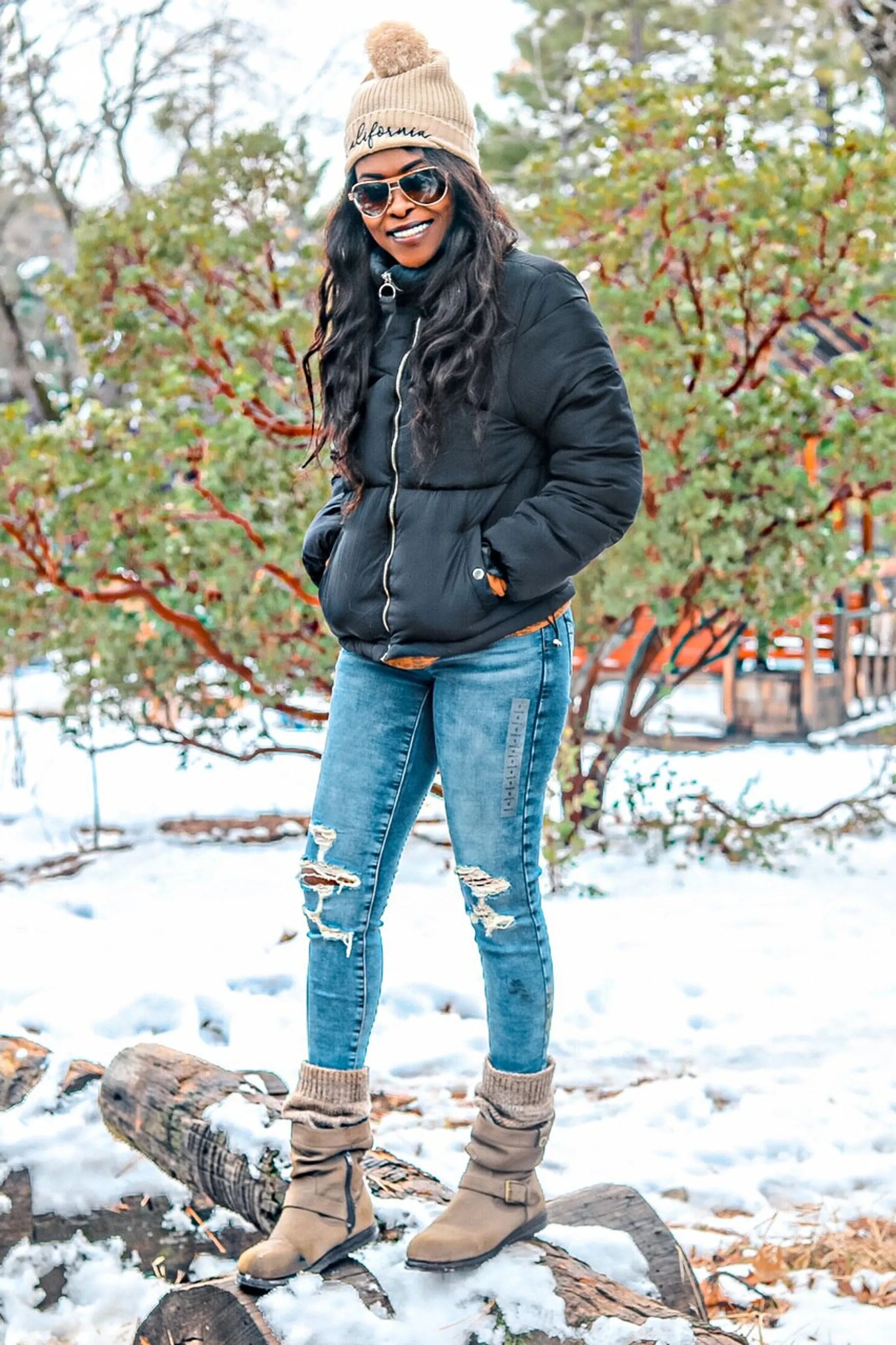 Winter Wish Puffer Jacket Black - Perfect Discovery