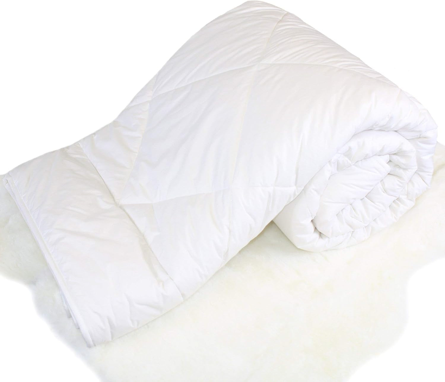 Premium Australian Wool Duvet Insert Bed Comforter, Mid-Weight Wool Comforter, Washable, Twin