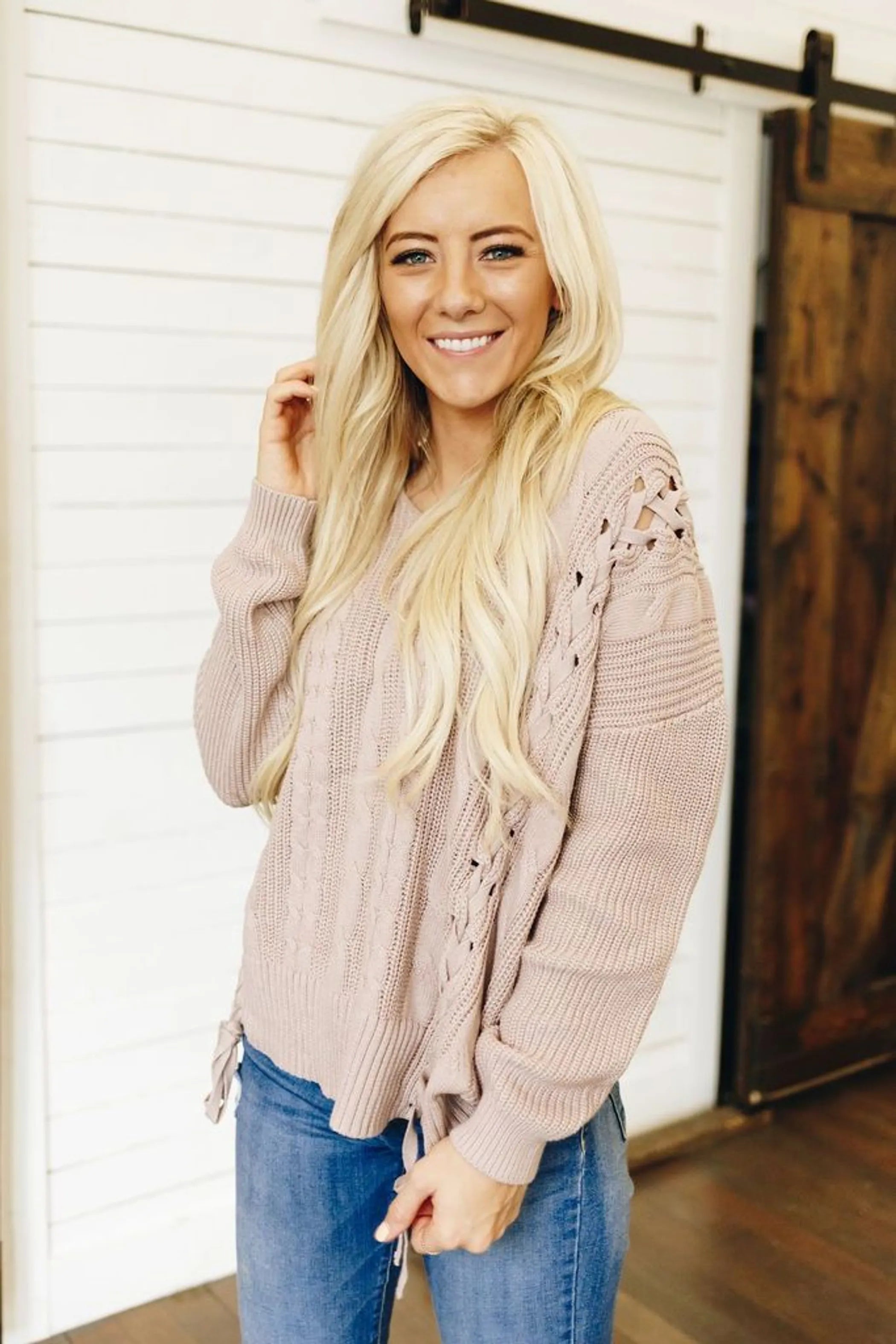 Its A Vibe Cable Knit Sweater - Perfect Discovery