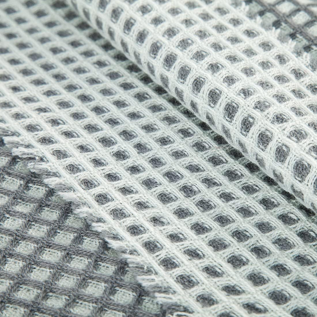 Wool Throw Blankets - Soft, Lightweight Cashmere Wool, Yellow Throws for Twin Couch