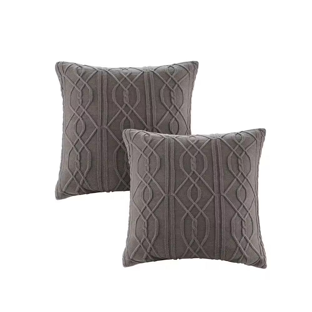 Urban Cabin Brown Cotton Queen Jacquard Comforter Set