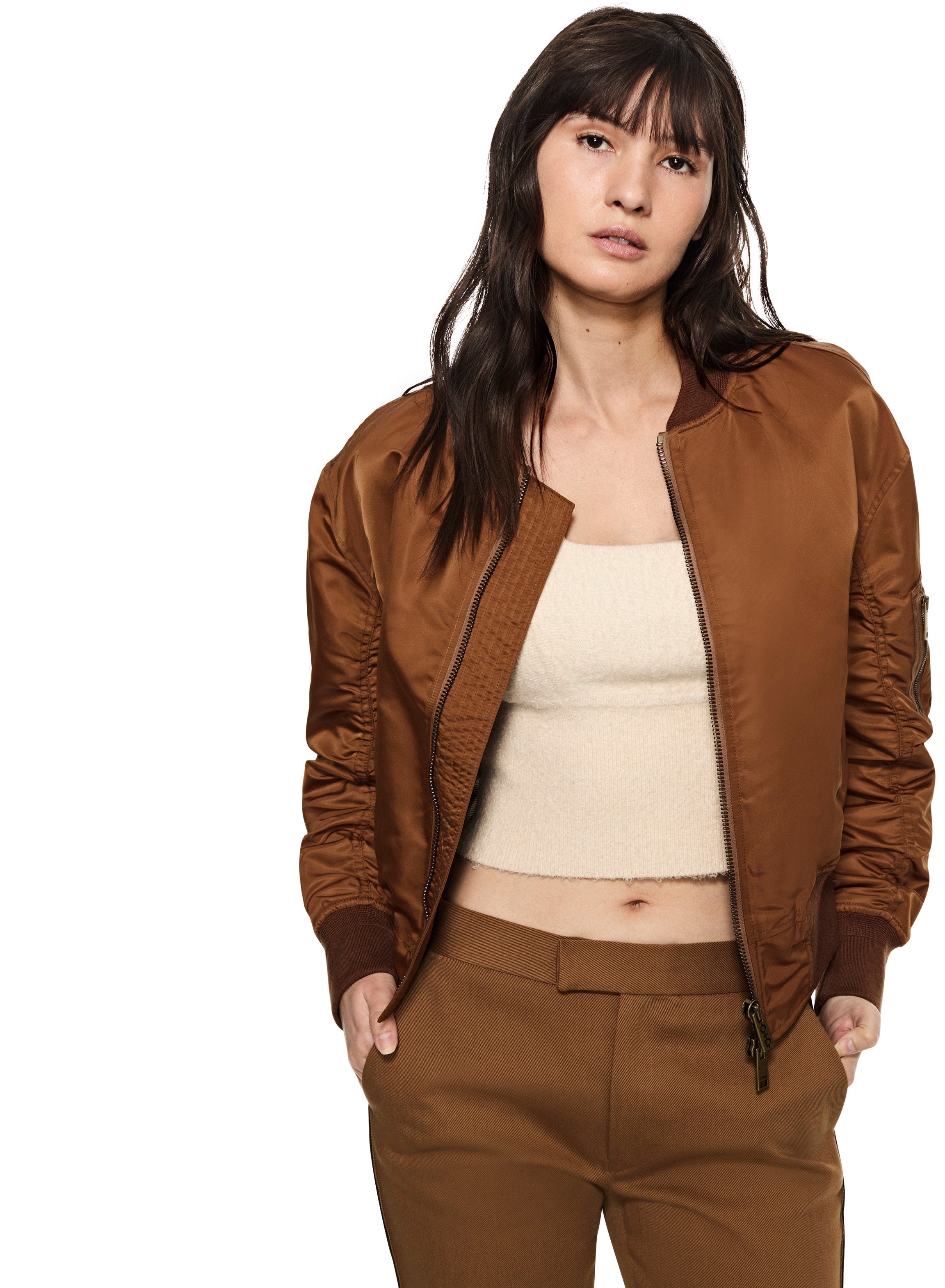 Nylon Ma-1 Blouson Jacket