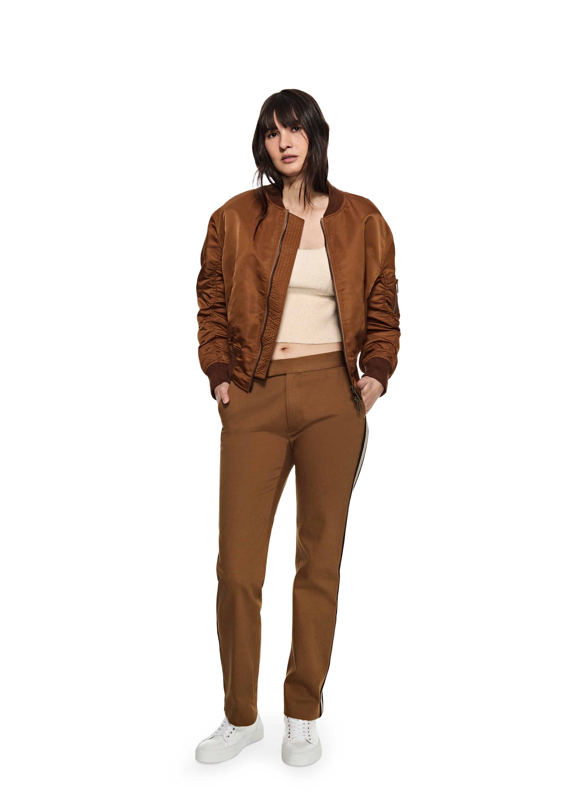 Nylon Ma-1 Blouson Jacket
