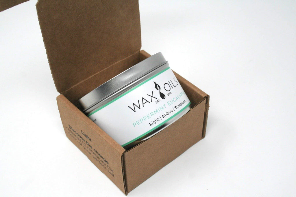 Wax and Oils Soy Wax Aromatherapy Scented Candles (Autumn Spice) 8 Ounces. Single Autumn Spice