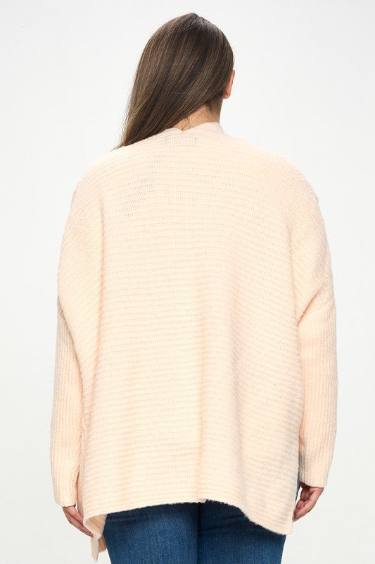 Sweater Open Front Kimono Cardigan